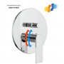 Miscelatore monocomando ad incasso doccia con deviatore 2 vie cromo lucido con sistema install box serie SPRINT