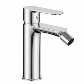 Miscelatore monocomando per bidet cromo lucido serie POP con piletta