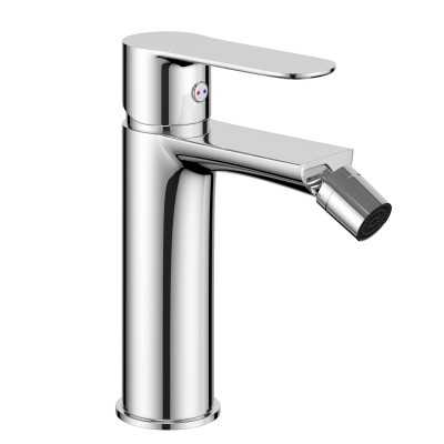 Miscelatore monocomando per bidet cromo lucido serie POP con piletta