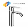 Miscelatore monocomando per bidet cromo lucido serie POP con piletta