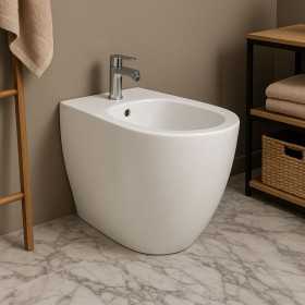 Bloom Bidet Ceramica a Pavimento Colore Bianco Opaco