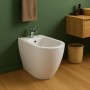 Bloom Bidet Ceramica a Pavimento Colore Bianco Opaco