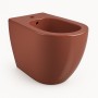 Bloom Bidet Ceramica a Pavimento Colore Tabasco Lucido 