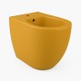 Bidet Ceramica a Pavimento Colore Miele Lucido Bloom