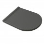 Sedile WC slim serie Bloom chiusura soft colore antracite opaco