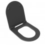 Sedile WC slim serie Bloom chiusura soft colore antracite opaco