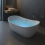 Zanzibar Air Vasca freestanding idromassaggio acrilico idro air jet e luce LED