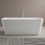 Vasca free Standing Maiorca in Acrilico Colore Bianco Lucido Lullaby 