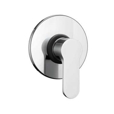 Miscelatore monocomando ad incasso doccia a parete 1 via cromo lucido serie BLUS