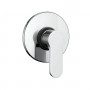 Miscelatore monocomando ad incasso doccia a parete 1 via cromo lucido serie BLUS