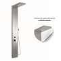 Ix Box Shower Colonna Doccia Attrezzata City in Acciaio Inox Con Cascata