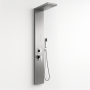 Ix Box Shower Colonna Doccia Attrezzata City in Acciaio Inox Con Cascata