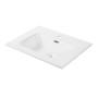 Lavabo ad Incasso in Ceramica Bianco Lucido per mobile bagno