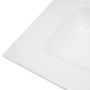 Lavabo ad Incasso in Ceramica Bianco Lucido per mobile bagno