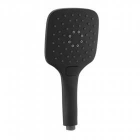 Ix Box Shower Doccetta Quadrata Nera Opaca Per Olimpia Black Con Touch