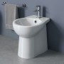 Duck Bidet Ceramica a Pavimento Filo Parete Colore Bianco Lucido