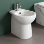 Duck Bidet Ceramica a Pavimento Filo Parete Colore Bianco Lucido