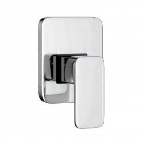 Miscelatore monocomando ad incasso doccia a parete 1 via con sistema install box serie Cross