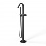 Dublino Gruppo Vasca a Pavimento Free Standing Finitura Nero Opaco