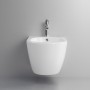 Bidet Ceramica Sospeso Colore Bianco Lucido Modello People