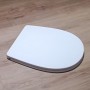 Sedile Termoplastico Serie Apple Bianco Lucido Chiusura Frizionata Rallentata