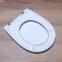 Sedile Termoplastico Serie Apple Bianco Lucido Chiusura Frizionata Rallentata