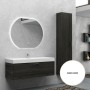 Base portalavabo Alvin sospeso Nordikflat con 1 cassetto cm 100x46x33