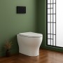 Vaso a Pavimento Ceramica Bianco Lucido Completo Di Fissaggi modello Jump 