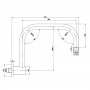 Braccio Doccia Angolare in Ottone Cromato BRAVT25400C Ix Box Shower 