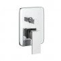 Miscelatore Monocomando Incasso Doccia A Parete 2 Vie Con Deviatore Push Pull