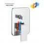 Miscelatore Monocomando Incasso Doccia A Parete 2 Vie Con Deviatore Push Pull
