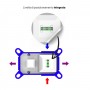 Miscelatore Monocomando Incasso Doccia A Parete 2 Vie Con Deviatore Push Pull
