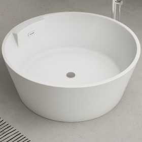 Vasca free Standing Ibiza in Acrilico Forma Tonda Colore Bianco Lucido Lullaby