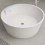 Vasca free Standing Ibiza in Acrilico Forma Tonda Colore Bianco Lucido Lullaby