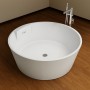 Vasca free Standing Ibiza in Acrilico Forma Tonda Colore Bianco Lucido Lullaby