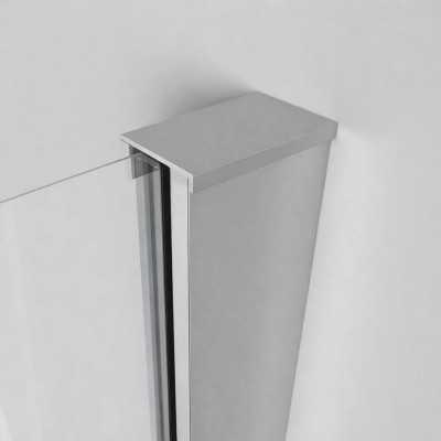 Profilo a Muro con Kit di Fissaggio per Cristallo Doccia Stabilità e Design Essenziale