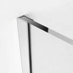 Profilo verticale fisso per cristallo temperato da 8 mm