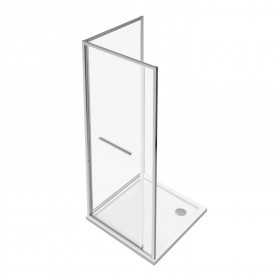 Porta Rototraslante Orchidea con Cristallo Trasparente da 6 mm