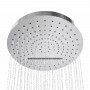Soffione Doccia a Parete Orientabile in Acciaio con Cascata Spessore 60 mm modello Auris