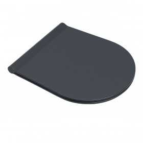 Sedile WC slim chiusura soft colore mirto lucido serie Bloom