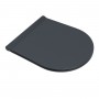 Sedile WC slim chiusura soft colore mirto lucido serie Bloom