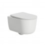 Wc Sospeso Prisma Rimless In Ceramica Con Scarico Vortex
