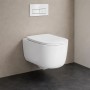 Wc Sospeso Prisma Rimless In Ceramica Con Scarico Vortex