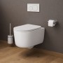 Wc Sospeso Prisma Rimless In Ceramica Con Scarico Vortex