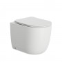 Vaso Wc A Terra Pavimento Prisma Rimless Con Scarico Vortex Design Moderno