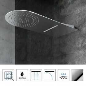 Soffione Doccia Tondo Con Incasso a Parete in Acciaio Inox 2,4 mm Ix Box Shower 