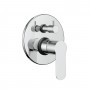 Miscelatore monocomando ad incasso doccia con deviatore 4 vie con sistema install box serie Pop