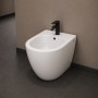 Bidet Ceramica a Pavimento Filo Parete Colore Bianco Lucido modello People