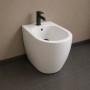 Bidet Ceramica a Pavimento Filo Parete Colore Bianco Lucido modello People