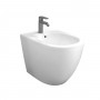 Bidet Ceramica a Pavimento Filo Parete Colore Bianco Lucido modello People